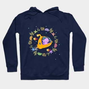 octopus's garden with me Hoodie